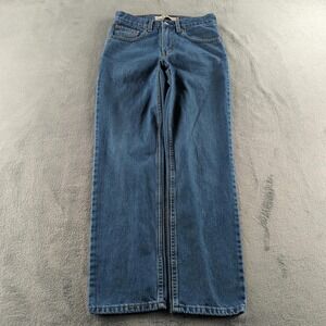 Levis Jeans 31x30 (Fits 28x30) Blue 516 Slim Straight Wide Skater Grunge Y2K